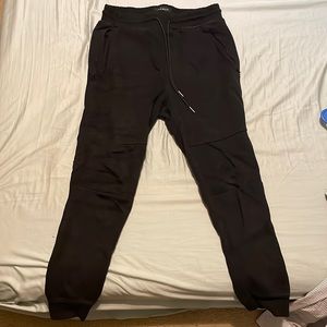 Black PacSun Slim Fit Sweat Pant Joggers - Small